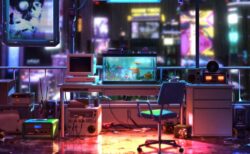 【近未来ルーム背景動画】Retro Future Tokyo Room | ノスタルジー × サイバーパンク 4K Loop２種類セット